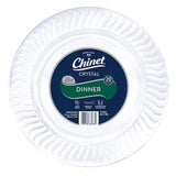 Chinet Crystal Clear Plastic Dinner Plate, 10" 100 Ct.