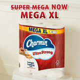 Ultra Strong Toilet Paper, 18 Mega XL Rolls = 108 Regular Rolls