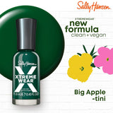 Xtreme Wear, Big Apple-Tini, Long Lasting, Chip Resistant, Opaque, Shiny Green Nail Polish