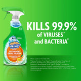 Bathroom and Shower Cleaner Disinfectant Spray, Foaming Action Bathroom Grime Fighter, Citrus Scent, 32Oz