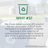 Caribou Coffee Medium Roast K-Cup Pod, Caribou Blend, 80 Ct.