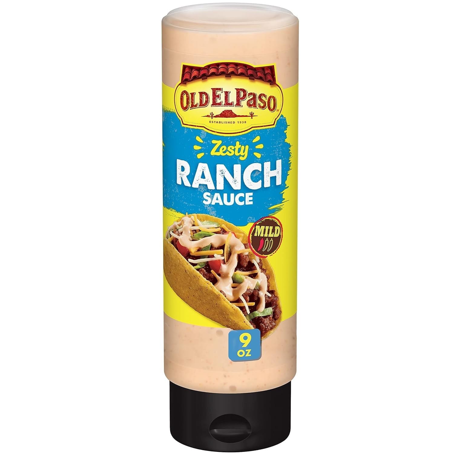 Taco Sauce, Zesty Ranch Sauce, Squeeze Bottle, 9 Oz.