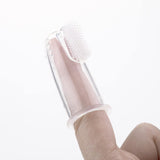 Baby Toothpaste Naturally Inspired with Citroganix and Silicone Finger Gum Massager, Vanilla Milk Flavor