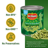 Del Monte Fancy Cut Green Beans, 101 Oz.