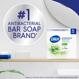 Dial Antibacterial Bar Soap, Aloe Scent, 4 Oz., 16 Ct.