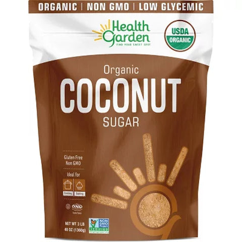 Health Garden Organic Coconut Sugar, 3 Lbs.
