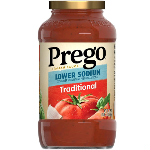 Traditional Lower Sodium Pasta Sauce, 23.5 Oz Jar