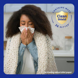 Lotion Facial Tissues with Coconut Oil, 4 Cube Boxes, 60 Tissues per Box, 3-Ply