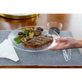 Chinet Crystal Clear Plastic Dinner Plate, 10" 100 Ct.