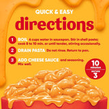 Buffalo Style Shells & Cheese with Shell Pasta, Cheese Sauce and Seasoning, 11 Oz Box