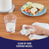Tear-A-Square Paper Towels, 2 Double Rolls = 4 Regular Rolls, Customizable Sheet Size Paper Towel