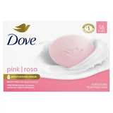 Dove Beauty Bar Soap, Pink, 3.75 Oz., 16 Ct.