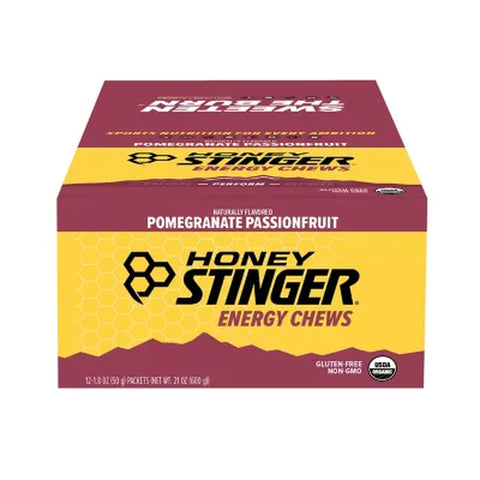 Honey Stinger Energy Chews, Fruit Smoothie Flavor, 12 Ct.