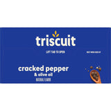 Cracked Pepper & Olive Oil Whole Grain Wheat Crackers, Lunch Snacks, Snack Crackers, 8.5 Oz