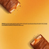 Fun Size Caramel Cookie Milk Chocolate Bars Individually Wrapped Party Candy Chocolate Candy Bars, 10.83 Oz Bag