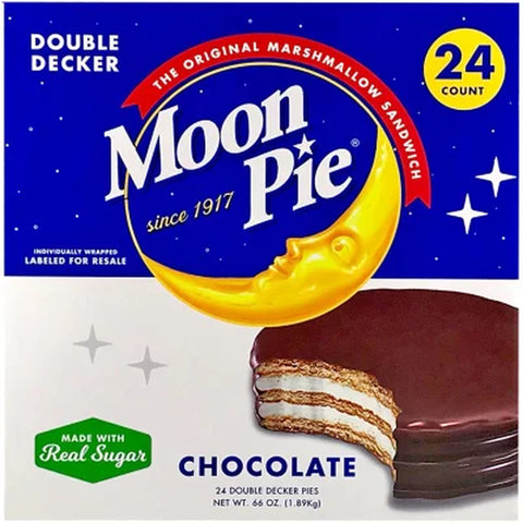 Moonpie Chocolate Double Decker Pie, 2.75 Oz., 24 Ct.