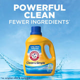 Clean & Simple, 77 Loads Liquid Laundry Detergent, 100.5 Fl Oz