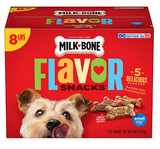 Milk-Bone Meat Flavored Snacks, Small Crunchy Dog Biscuits, 128 oz.
