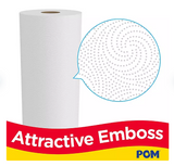 POM Individually Wrapped 2-Ply Paper Towels 30 rolls, 110 sheets/roll