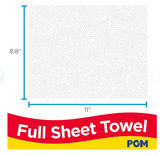 POM Individually Wrapped 2-Ply Paper Towels 30 rolls, 110 sheets/roll