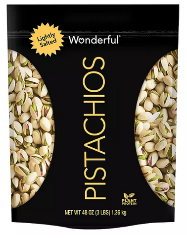 Wonderful Lightly Salted Pistachios, 48 oz.