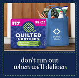 Quilted Northern Ultra Soft & Strong 2-Ply Toilet Paper 32 rolls, 244 sheets/roll