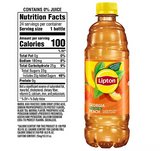 Lipton Peach Iced Tea 16.9 fl. oz., 24 pk.