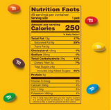 M&M'S Peanut Milk Chocolate Candy, Singles Size, 1.74 oz., 48 pk.