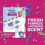 Mr. Clean Magic Eraser 2-in-1 Bathroom Cleaner Sponge, Lavender, 11 ct.