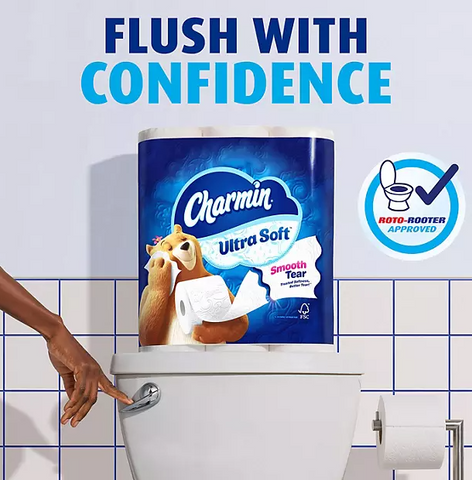 Charmin Ultra Soft 2-Ply Toilet Paper 32 rolls, 231 sheets/roll