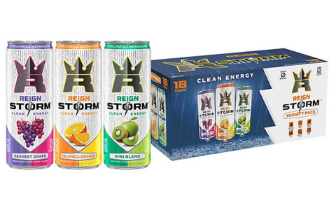 Reign Storm Variety Pack, 12 fl. oz., 18 pk.