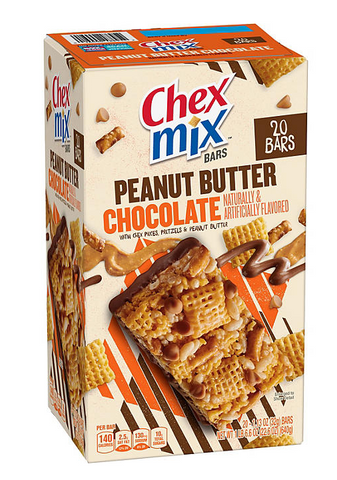 Chex Mix Peanut Butter Chocolate Treat Bars, 20 Pk.