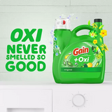Gain + Oxi Liquid Laundry Detergent, Original, 159 Loads, 170 fl. oz.