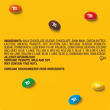 M&M'S Peanut Milk Chocolate Candy, Singles Size, 1.74 oz., 48 pk.