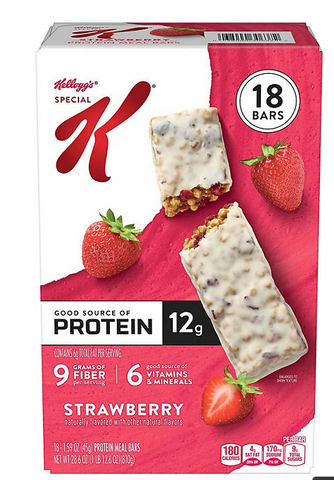 Special K Protein Bars, Strawberry, 18 Ct.