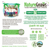 Nature Gnaws, USA Turkey Tendons Natural Dog Chews, 12 oz.