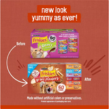 Purina Friskies Gravy Pleasers Variety Pack, Adult Wet Cat Food, 5.5 oz., 60 ct.