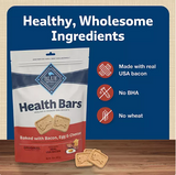Blue Buffalo Health Bars Bacon, Egg, & Cheese Crunchy Dog Treats,,5 lbs.