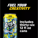 Lipton Brisk Lemon Iced Tea 12 fl. oz., 36 pk.