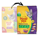 Meow Mix, Original Choice Flavor Adult Dry Cat Food, Heart Healthy & Oral Care Formula, 32 lbs.