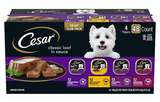 Cesar Variety Pack, Classic Loaf in Sauce Wet Dog Food, 3.5 oz., 48 ct.