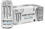 Monster Energy Zero Ultra, Sugar Free Energy Drink, 16 Ounce (Pack of 15)