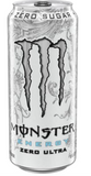 Monster Energy Zero Ultra, Sugar Free Energy Drink, 16 Ounce (Pack of 15)