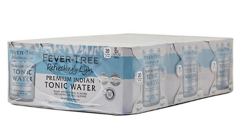 Fever-Tree Refreshingly Light Premium Tonic Water, 5.07 fl. oz., 24 pk.