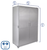 Seville Classics UltraHD Storage Cabinet, 48" W x 24" D x 72" H