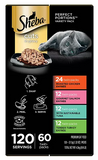 Sheba Perfect Portions Wet Cat Food Trays, Variety Pack 60 ct., 2.6 oz.
