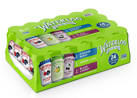Waterloo Sparkling Water Variety Pack 12 fl. oz., 24 pk.
