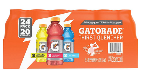 Gatorade Sports Drinks Variety Pack, 20 fl. oz., 24 pk.