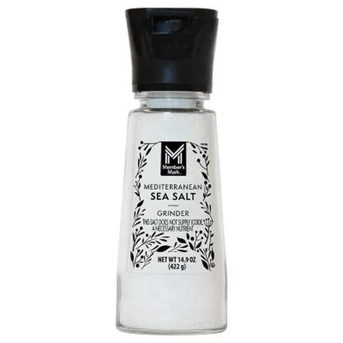 Member'S Mark Mediterranean Sea Salt Grinder, 14.9 Oz.