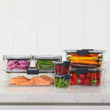 Rubbermaid Brilliance Stainshield 14-Piece Plastic Food Storage Containers
